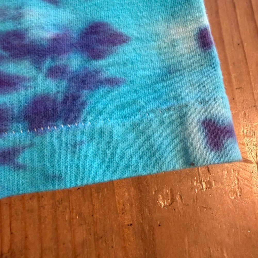 Vintage Grateful Dead US Ski Team Winter Tour Tie Dye Shirt Large Single Stitch - Picture 2 of 11
